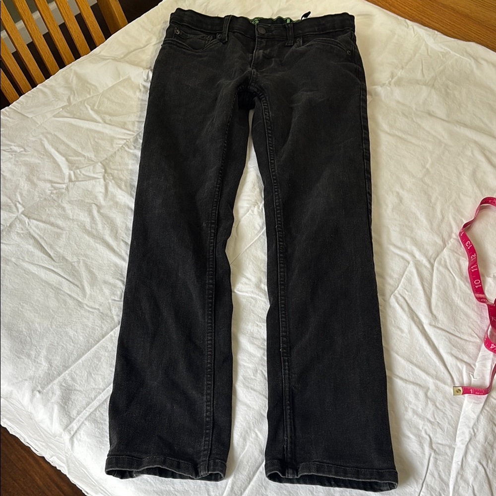 Levi Black Denim Jeans size 16 regular 28x30